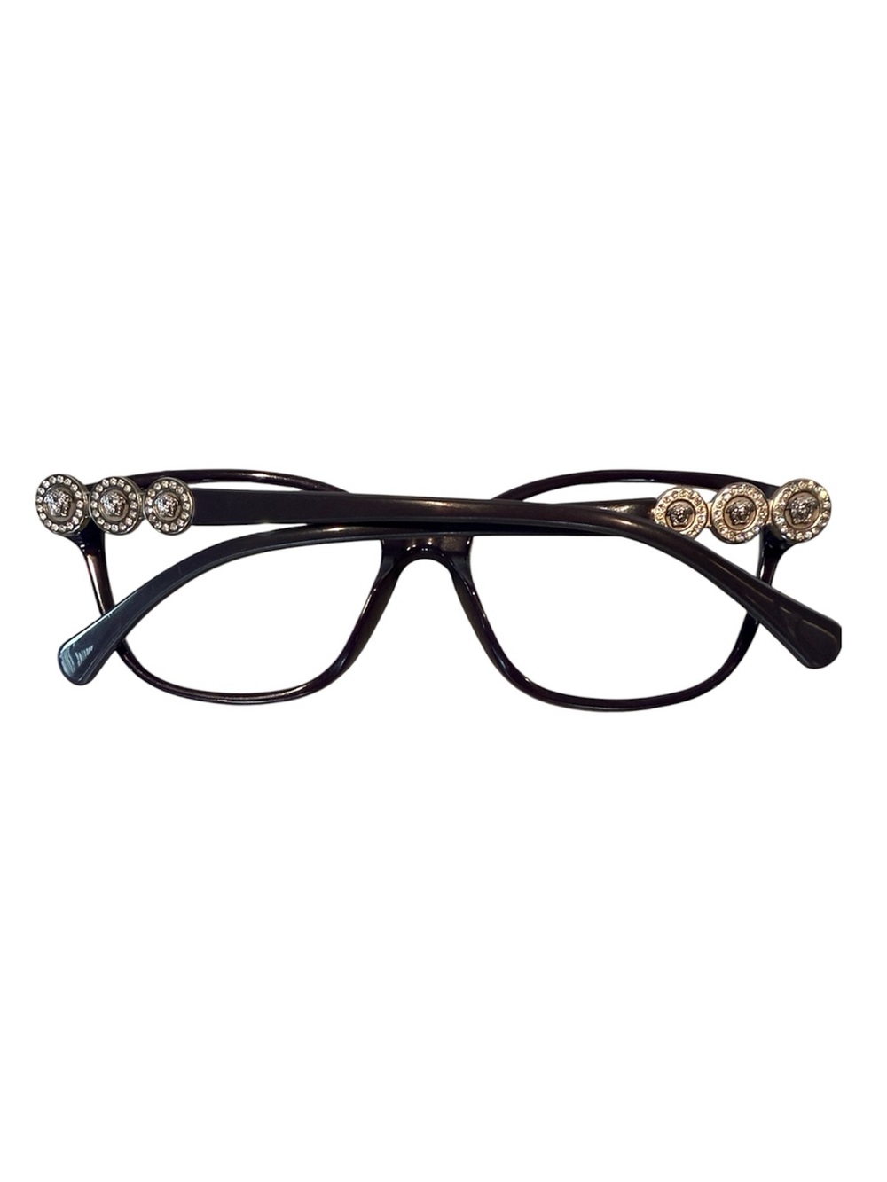 Versace Rhinestone Accent Reading Glasses